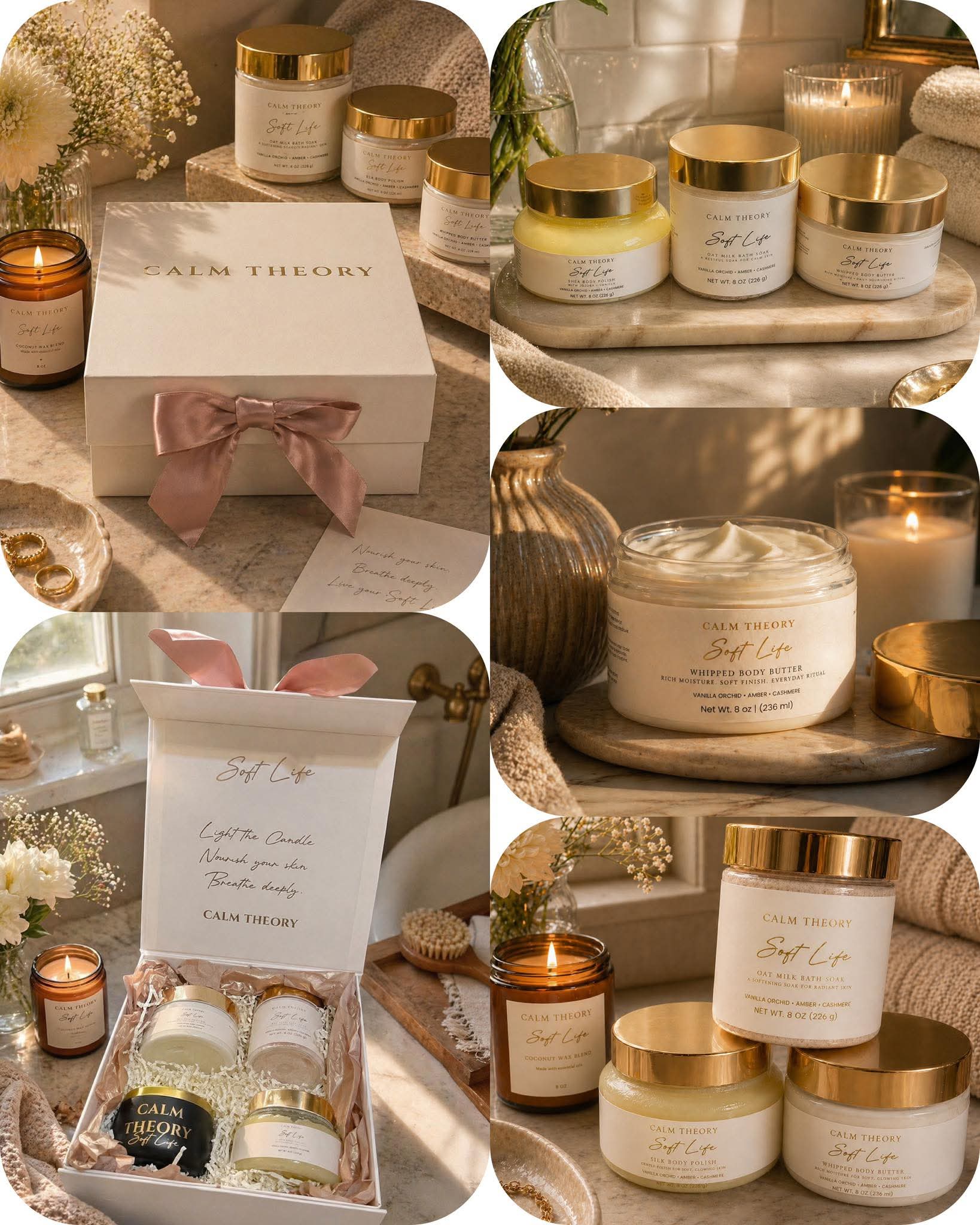 Calm Theory Soft Life body, bath, and ritual collection